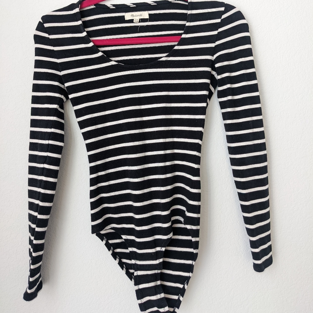 Madewell striped bodysuit